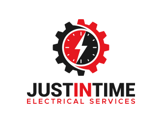 Just In Time Electrical Services logo design by lexipej