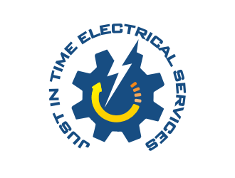 Just In Time Electrical Services logo design by YONK