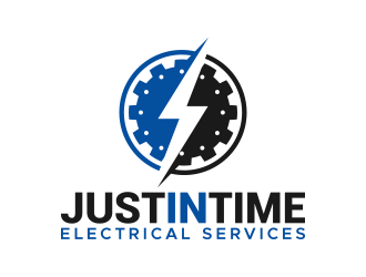 Just In Time Electrical Services logo design by lexipej