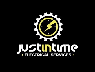 Just In Time Electrical Services logo design by shere