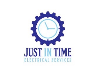 Just In Time Electrical Services logo design by shere