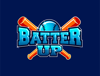 Batter Up logo design by enzidesign