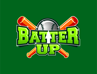 Batter Up logo design by enzidesign