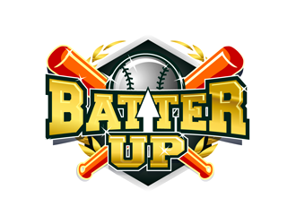 Batter Up logo design by enzidesign