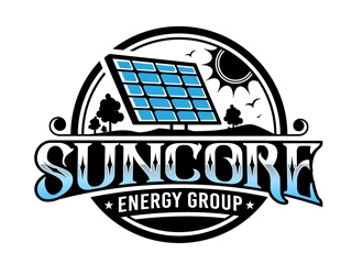 SunCore Energy Group logo design by DreamLogoDesign