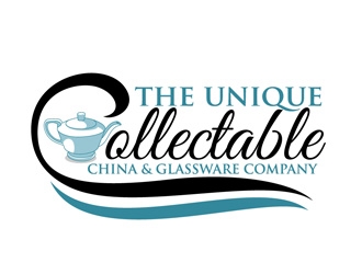 The Unique Collectable China & Glassware Company logo design by DreamLogoDesign