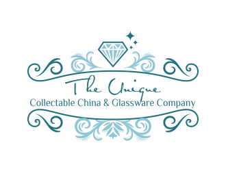 The Unique Collectable China & Glassware Company logo design by ROSHTEIN