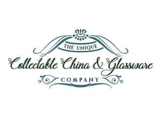 The Unique Collectable China & Glassware Company logo design by adiputra87
