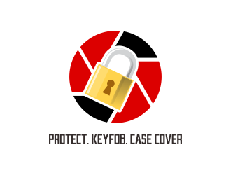 PROTECT.  KEYFOB.  CASE COVER  logo design by ROSHTEIN