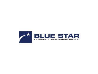 Blue Star Construction Services LLC logo design by Kindo