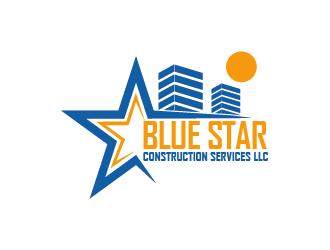 Blue Star Construction Services LLC logo design by czars