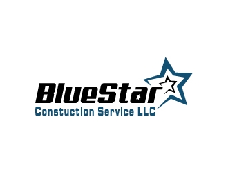 Blue Star Construction Services LLC logo design by dusan1234