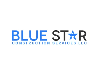 Blue Star Construction Services LLC logo design by iffikhan