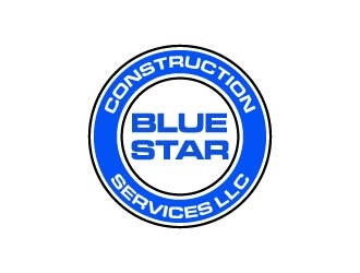 Blue Star Construction Services LLC logo design by maserik
