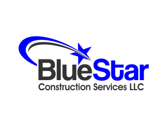 Blue Star Construction Services LLC logo design by AisRafa