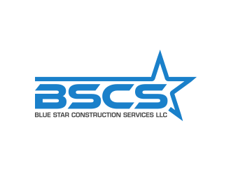 Blue Star Construction Services LLC logo design by keylogo