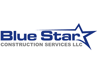 Blue Star Construction Services LLC logo design by zeta