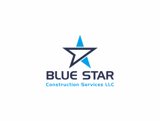 Blue Star Construction Services LLC logo design by aflah