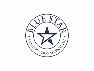 Blue Star Construction Services LLC logo design by aflah