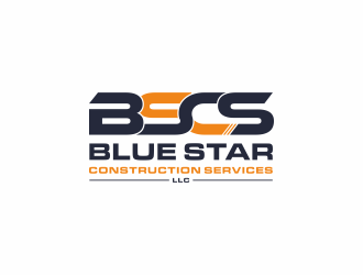 Blue Star Construction Services LLC logo design by aflah