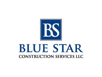 Blue Star Construction Services LLC logo design by zamzam