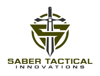 Saber Tactical Innovations logo design by Benok