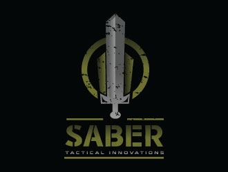 Saber Tactical Innovations logo design by Suvendu