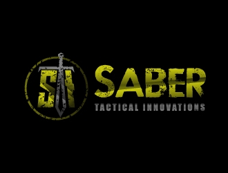 Saber Tactical Innovations logo design by Suvendu