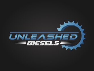 Unleashed Diesels logo design by WoAdek