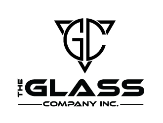 The Glass Company, Inc. logo design by Upoops