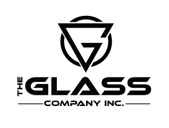 The Glass Company, Inc. logo design by Upoops