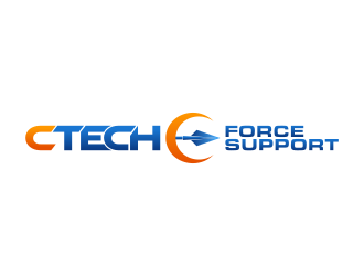 CTECH Force Support logo design by Dakon