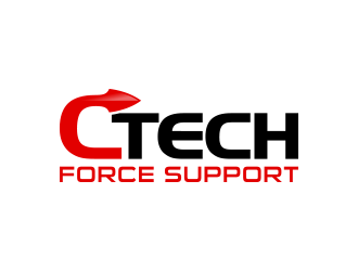 CTECH Force Support logo design by lexipej