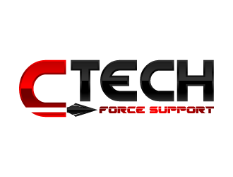 CTECH Force Support logo design by fastsev