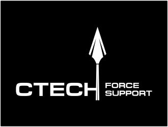 CTECH Force Support logo design by 48art
