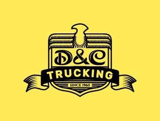 D&C Trucking logo design by josephope