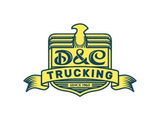 D&C Trucking logo design by josephope