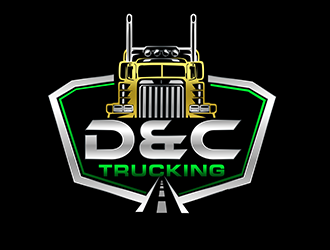 D&C Trucking logo design by 3Dlogos
