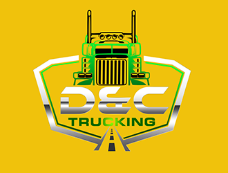 D&C Trucking logo design by 3Dlogos