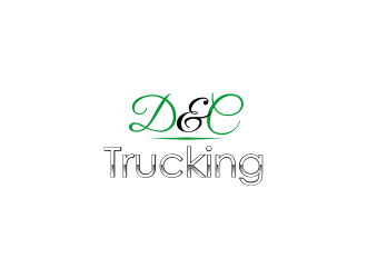 D&C Trucking logo design by ROSHTEIN