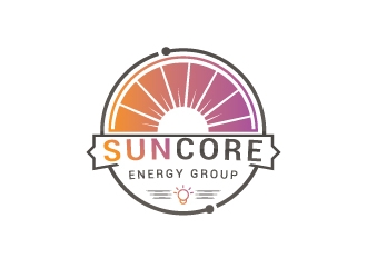 SunCore Energy Group logo design by blink
