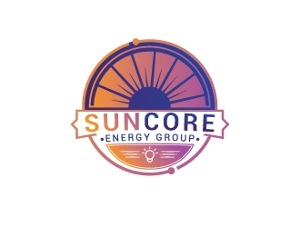 SunCore Energy Group logo design by blink