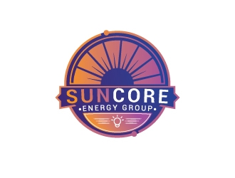 SunCore Energy Group logo design by blink