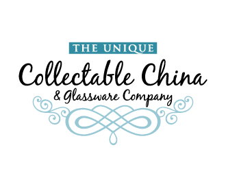 The Unique Collectable China & Glassware Company logo design by pencilhand