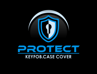 PROTECT.  KEYFOB.  CASE COVER  logo design by giphone