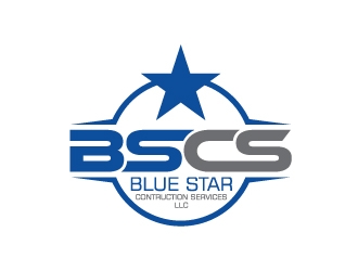 Blue Star Construction Services LLC logo design by lokiasan