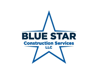 Blue Star Construction Services LLC logo design by cybil