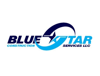 Blue Star Construction Services LLC logo design by deva