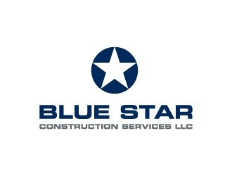 Blue Star Construction Services LLC logo design by Janee
