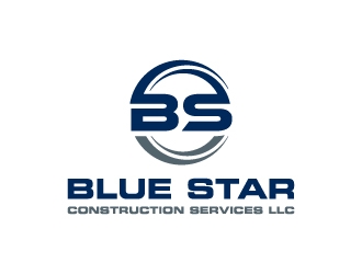 Blue Star Construction Services LLC logo design by Janee